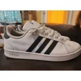 thumbnail image 2 of Adi-das Cloudfoam Advantage Men's Size 12 White Athletic Shoes Sneakers, 2 of 6