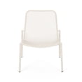 thumbnail image 3 of GDF Studio Douglas Outdoor Metal Mesh Accent Chairs, Set of 2, Matte White, 3 of 11