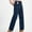 Navy, variant on SNKSDGM Women's Plus Womens Sweatpants Tall Capri Pants for Women Jeans Ripped Wide Leg Corduroy Pants for Women Casual Work Pants Straight Leg Elastic Waist Solid Color Harem Pants with Pockets Xl