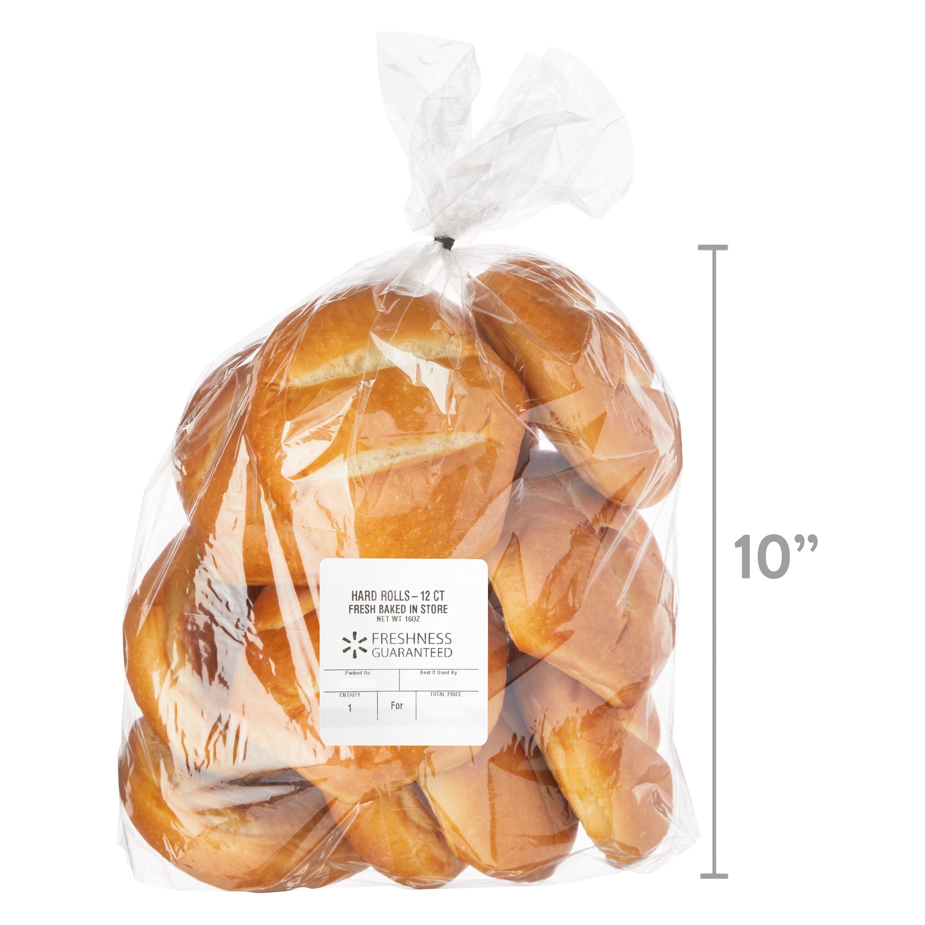 Freshness Guaranteed Hard Rolls, 16 oz, 12 Count