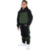 Swan Boy's Sherpa-Lined Hoodie and Fleece Jogger Pants Set (1-Pack)