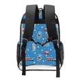 thumbnail image 2 of Kdxio Cartoon Animals 1 Clear Backpack, Transparent Bookbag for School for Women Men, Capacity Clear Bag for College, Travel, 2 of 7