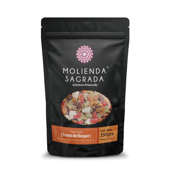 Molienda Sagrada - Tisana Frutal Frutos Del Bosque 150 Gr. - 100% Natural