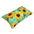 thumbnail image 3 of Disketp Pillow Covers Yellow Sunflowers With Green Leaves Pattern Throw Pillow Case Cushion Covers,Cushion For Bedroom,Couch,Home-14"X20", 3 of 9