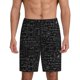 thumbnail image 1 of Balery Chemistry Formulas 3 Pantalones cortos de pijama de punto de algodón para hombre con cinturilla y bolsillos-3X-Large, 1 of 6