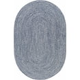 thumbnail image 3 of Mark&Day Outdoor Rugs, 5x7 Cuijk Cottage Indoor/Outdoor Dark Blue Area Rug, Non Shedding Blue Cream Carpet for Patio, Porch, Deck, Bedroom, Living Room or Kitchen (5' x 7'6"), 3 of 8