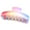 Rainbow, variant on QinGoo Jumbo Large Hair Claw Clip for Women Strong Non-Slip Thick Long Hair Accessory 1 Count, 4.7 Inch, Rainbow