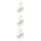 thumbnail image 1 of Injueey Soporte para cuchara de acero inoxidable, organizador de utensilios de cocina Vertical para accesorios de vajilla, dorado/redondo/2 Type1 NO1, 1 of 1