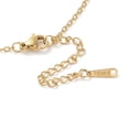 thumbnail image 3 of 5pcs 304 Stainless Steel Bracelets Flower Real 18K golden Plated 7 inch(17.7cm), 3 of 3