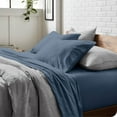 thumbnail image 7 of Bare Home Bering Sea Sandwashed Microfiber Sheet Set, Wrinkle Resistant, Deep Pocket, Queen, 7 of 7