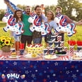 thumbnail image 2 of PMU Patriotic Pre-inflated 4th of July Unicorn 14 Inch Mylar-Foil Balloon with Stick (3/pkg)Pkg/1, 2 of 6
