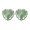 Green, variant on Women's Heart Rhinestones Nipple Covers Adhesive Pasties Raves Breast Petals