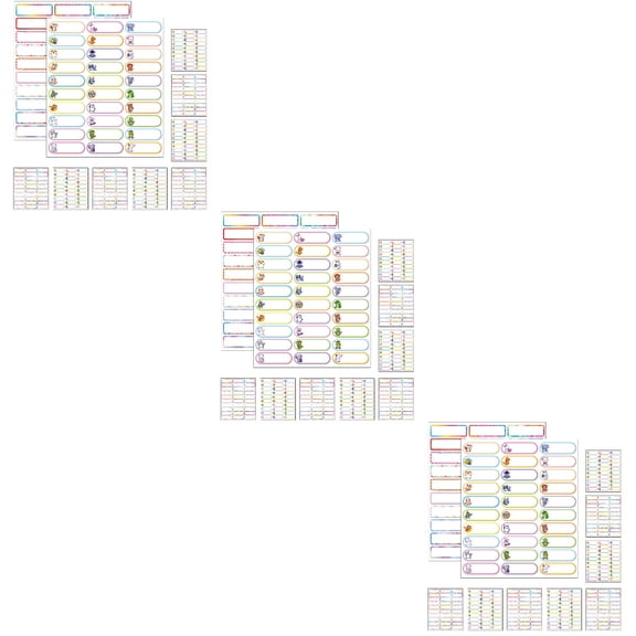 unbranded  3 Count Name Labels Stickers Tag Item Marking Student