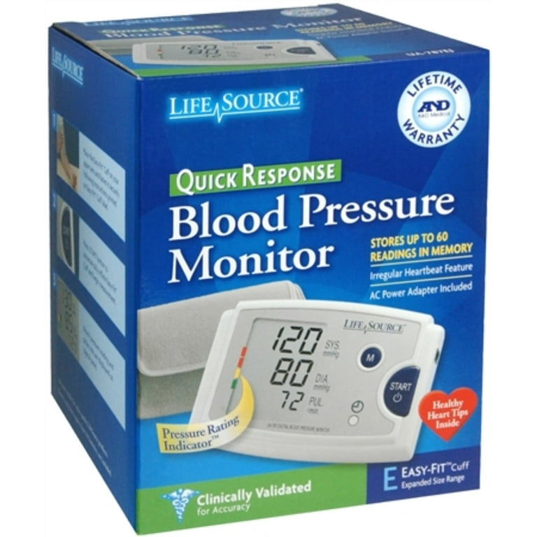 LifeSource Blood Pressure Monitor, Extra Large Cuff