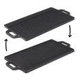 thumbnail image 2 of Starfrit The Rock Cast Iron Reversible Grill/Griddle, Durable Cast Iron, Non-Stick, Oven Safe, PFOA Free, Easy to Clean, Black, 2 of 4