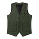 thumbnail image 5 of pstuiky Camisetas sin mangas para hombre, Top casual de moda con múltiples bolsillos y cuello en V sin mangas de color sólido para hombre Chaleco de hombre m, 5 of 7