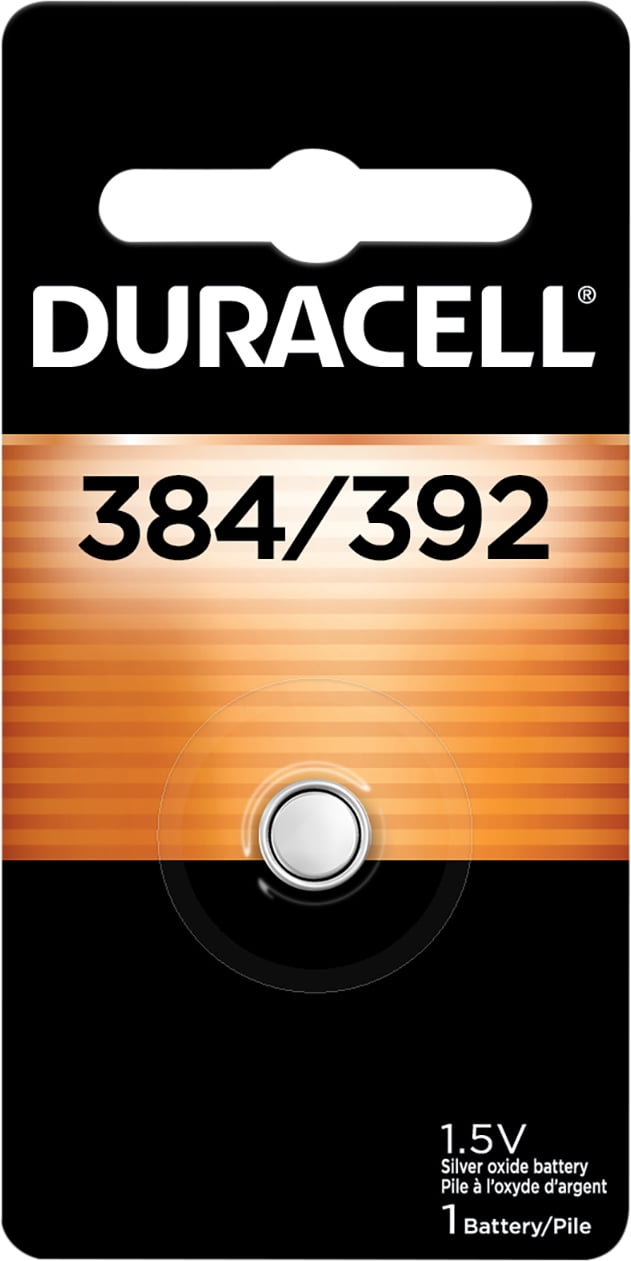 1x Duracell 392/384 Uhrenbatterie Silver Oxide 1,5V D392/384 V392 SR41 Blister 