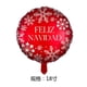 thumbnail image 1 of 18 Pulgadas Feliz Navidad Tema Redondo Película De Aluminio Globo Santa Claus Patrón De Reno Juguete Decoración De Fiesta Globos, 1 of 4