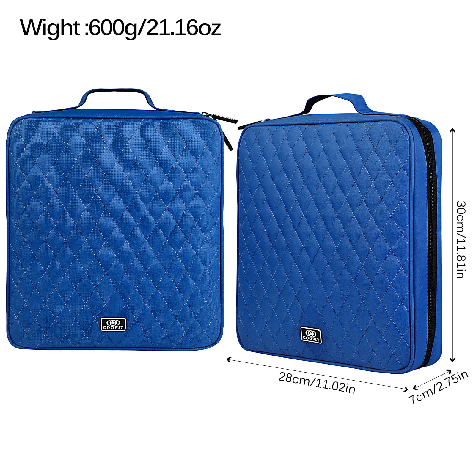 CD Case 160 Capacity Nylon Heavy Duty DVD Holder CD Organizer CD Storage Case