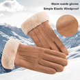 thumbnail image 3 of Guantes señoras otoño e invierno pantalla táctil más terciopelo cálido su, 3 of 5