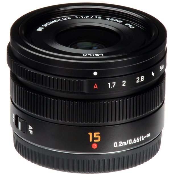 Panasonic H-X015K G LEICA DG SUMMILUX 15mm/F1.7 ASPH + Accessories