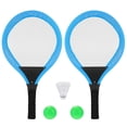 thumbnail image 1 of KONTONTY Children Racket Set for Kids Plastic Sky-blue 2 Rackets Outdoor Play, 1 of 8