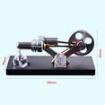 thumbnail image 2 of Hot Air Stirling Engine Motor Model DIY Kit with 4pcs Led Lights Electricity Generator Physics Educational Toy Teaching Aids for Teacher Student Adult, 2 of 7