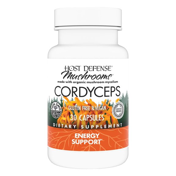 Host Defense Cordyceps Capsules - 30 Capsules (15 Servings)