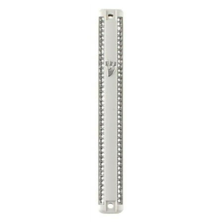 Art Judaica 22326 12 cm White Plastic Mezuzah Cover with Rubber Plug