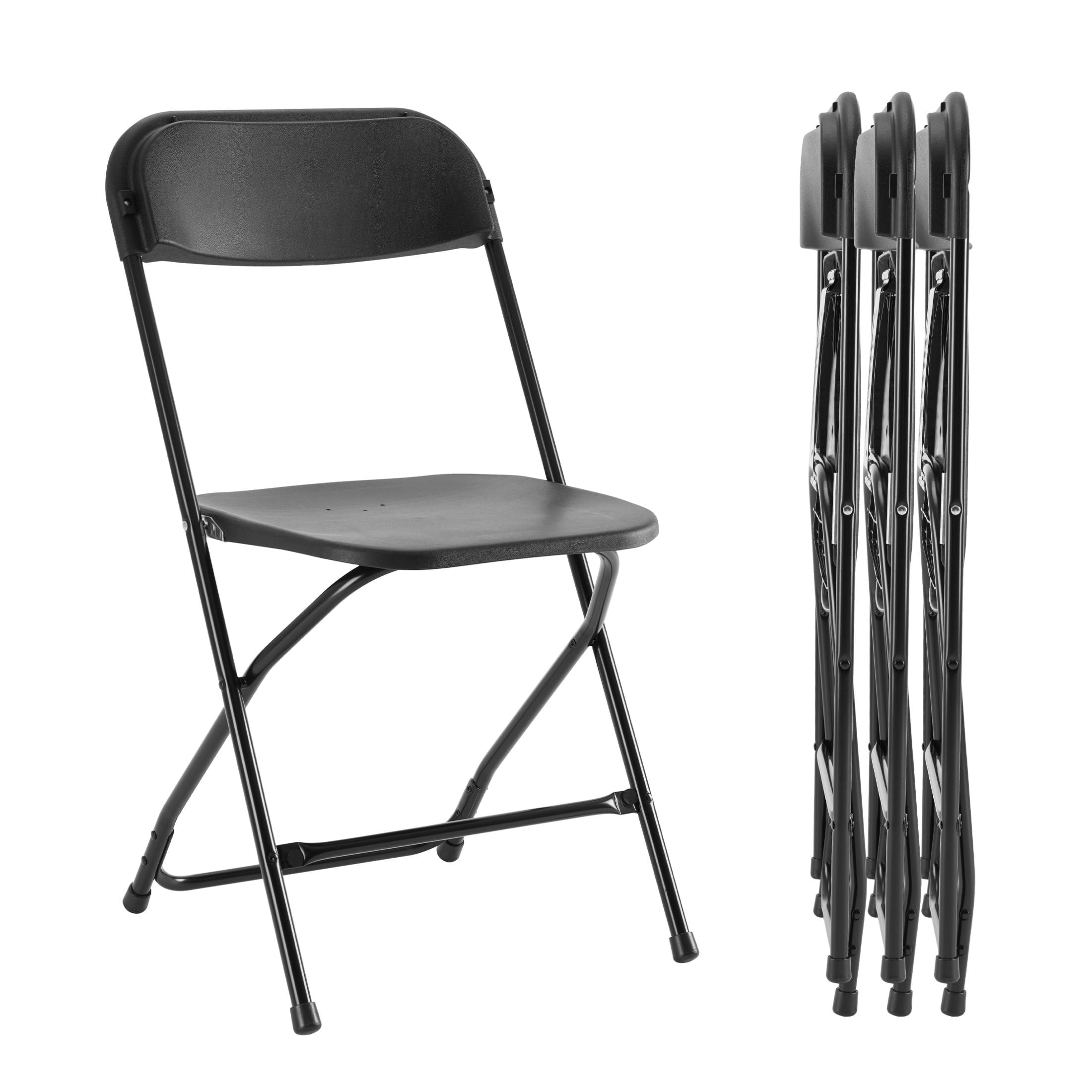 Edx 4-Pack Folding Chair, Black photo 1