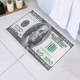 thumbnail image 4 of Prettyui Modern Home Decor Carpet Runner One Hundred Dollar 100 Bill Print Non-Slip Area Rug, 4 of 8