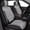 #010 Black+Gray, variant on IKABEVEM SC-JX058-REDLINE Universal SUV Sedan Truck Crew Cab Car 5-Seat Covers Front & Rear, Red Line