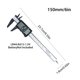 thumbnail image 2 of Eigraketly Display Vernier Caliper Electronic 0.2mm Regla de medición Micrómetro Indicador de botón Carpintería portátil Operado por Medidores de medidas dimensionales 3 Botones Eigraketly TO000931-02, 2 of 6