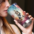 thumbnail image 4 of Hello 2025 Corgi Celebrates Happy New Year Firework Balloon 20oz Stainless Steel Tumbler Insulated Cup with Lid Welsh Corgi Dog Lover Gifts Idea - 02024, 4 of 5