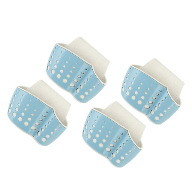 4 Uds soporte de esponja para fregadero PP 2 capas correa ajustable jabonera escurridor para baño de cocina buen drenaje ANGGREK Otros