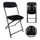 thumbnail image 1 of Silla Plegable Reforzada Plastico Negro Calibre.18, 1 of 1