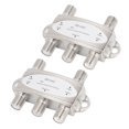 thumbnail image 1 of Interruptor Diseqc 1.0, Interruptor de Señal Satelital Con Platado Ni 950 A 2400MHz 2pcs para lnb, 1 of 7