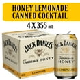 thumbnail image 2 of Jack Daniel's Tennessee Honey and Lemonade Ready to Drink Whiskey Cocktail, 4-Pack, 12 oz Cans, 2 of 8