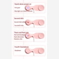 thumbnail image 3 of Transemion Increase Likes Innovative Technology Click-On Anchor Silent Click Easy To Adjust Gear Task Rewards pink, 3 of 6