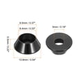 thumbnail image 2 of Uxcell M5 Cone Cup Washers,Anodized Aluminum Gaskets for Screw RC/FPV/PC/Drone, Pack of 10 (Black), 2 of 6