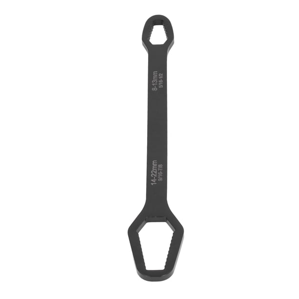 Llave De Doble Punta, Acero Al Cromo Vanadio De Alta Dureza, A Prueba De Herrumbre, Multifuncional, 6 Mm De Espesor, 8 Mm-22 Mm, Para Tubería De Agua