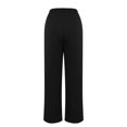 thumbnail image 3 of Kaemgyyd Womens Straight Leg Sweatpants Casual Stripe Workout Pants Comfy Stretch Soft Lounge Trousers with Pockets, 3 of 4