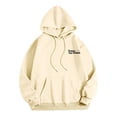 thumbnail image 4 of SONXAHE Front Back Graphic Hoodie for Women Kangaroo Pocket Loose Fit Ocean Theme Fall Pullover Tops, 4 of 6