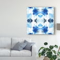 thumbnail image 3 of Trademark Fine Art 'Blue Kaleidoscope I' Canvas Art by June Erica Vess, 3 of 4
