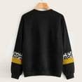 thumbnail image 3 of Hauts à Manches Longues pour Femmes Blouse Imprimé Léopard Hauts Coton Sweat à Manches Longues, 3 of 6