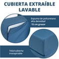 thumbnail image 3 of Sofá Cama Matrimonial Onof SCM Plegable 2 en 1 Color Azul, 3 of 4