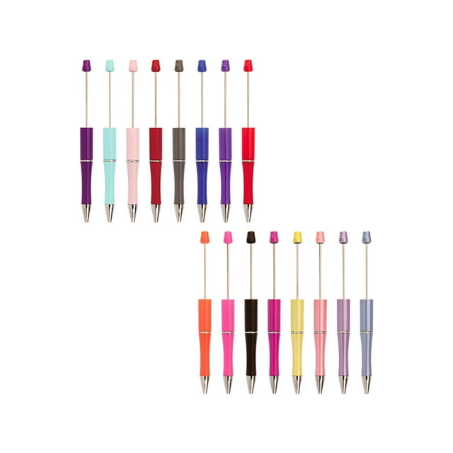 Assorted Bead Pen Creative Multipurpose Art Drawing Beadable Pens Kits Ballpoint