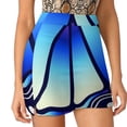 thumbnail image 4 of Beautiful-Blue Women's skirt Mini Skirts A Line Skirt With Hide Pocket Butterflies Monarch Blue Purple Sky Blue Men Women, 4 of 7