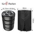 thumbnail image 2 of Protective set Tire cover Tire cover Tire cover Protective cover for 4 tires 80120cm, 2 of 5