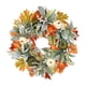 thumbnail image 2 of Corona de otoño, corona de , 17.72 pulgadas, adorno para colgar en la pared, corona de puerta delantera, corona de otoño para celebración en Sunnimix coronas de puerta, 2 of 8